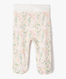 pantalon a pieds et ceinture elastique en jersey bebe (lot de 2) rose leggingsF186201_3