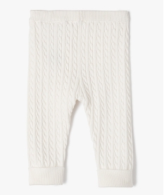 pantalon en maille torsadee a revers bebe  (lot de 2) rose leggingsF186301_3