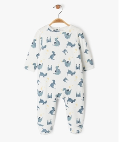 pyjama en velours a motifs dragons bebe garcon blanc chine pyjamas veloursF189001_4