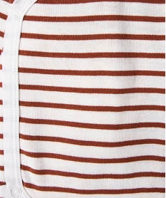 body a manches longues fermeture croisee a motifs divers bebe garcon (lot de 3) bleu body manches longuesF191201_4