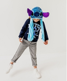 bonnet peluche stitch avec oreilles animees fille - disney bleu standard foulards echarpes et gantsF193701_2