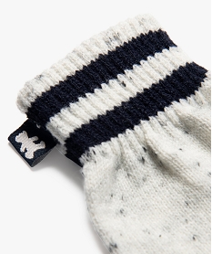 gants en maille chinee garcon - lulucastagnette blanc chine foulards echarpes et gantsF194301_2