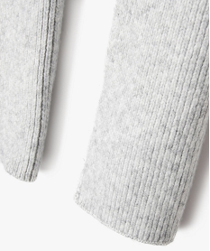 echarpe en maille chinee fille gris standard foulards echarpes et gantsF195101_4