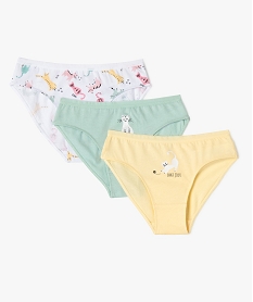 GEMO Culottes à motifs chats fille (lot de 3) Imprimé