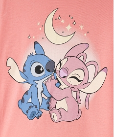 pyjama bicolore avec motif stitch fille - disney roseF198401_3