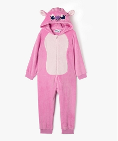 combinaison pyjama a capuche fille - stitch roseF199001_4