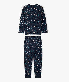 pyjama en coton 2 pieces a motif fusees garcon bleuF200201_3
