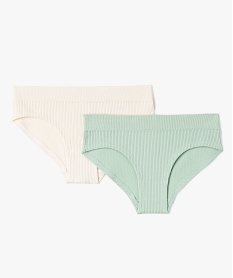 GEMO Culotte en maille côtelée fille Beige