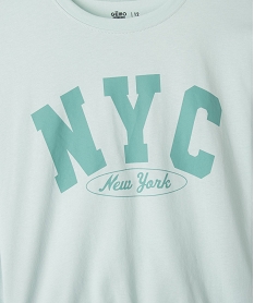 pyjama 2 pieces en coton fille vertF203001_2