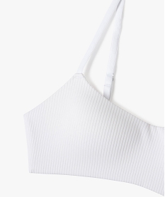 soutien-gorge a bonnets moules en maille cotelee fille blanc sous-vetementsF203601_2