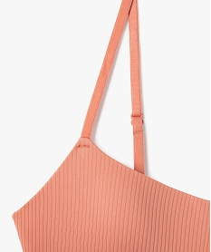 soutien-gorge a bonnets moules en maille cotelee fille rose sous-vetementsF203701_4