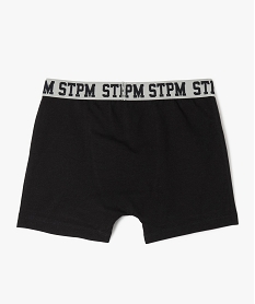 boxer en coton stretch garcon (lot de 2) noirF204001_3