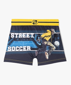 boxer microfibre douce imprimee garcon - freegun noirF204301_3