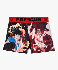 boxer en microfibre imprime one piece garcon - freegun rouge sous-vetementsF204901_3