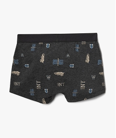 boxers en coton stretch garcon (lot de 2) grisF205401_3