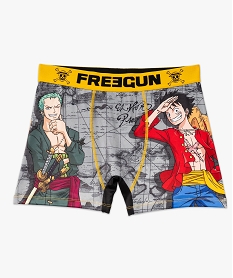 boxer microfibre douce imprimee one piece garcon - freegun gris boxers et caleconsF206301_3