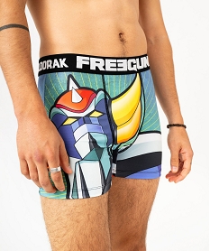 boxer homme microfibre imprime goldorak - freegun vert boxers et caleconsF206701_3