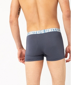 boxer en coton stretch unis homme (lot de 2) - camps united bleu boxers et caleconsF207001_3