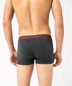 boxer en coton stretch unis homme (lot de 2) - camps united rouge boxers et caleconsF207101_3