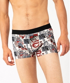 boxer en coton stretch a motifs homme (lot de 2) gris boxers et caleconsF207201_2