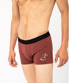 boxer en coton stretch a motifs homme (lot de 2) rouge boxers et caleconsF207301_4