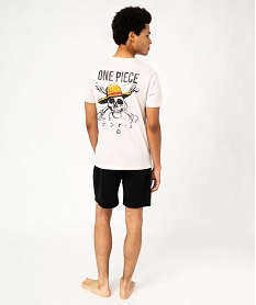 pyjashort en coton imprime homme - one piece beigeF207701_3