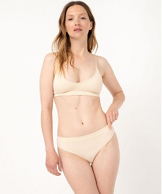 brassiere triangle sans armatures avec mousses amovibles rose soutien gorge sans armaturesF208401_3