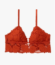 soutien-gorge triangle en dentelle avec mousses amovibles rouge soutien gorge sans armaturesF211801_4