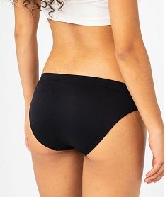 culotte en maille extensible femme noir standard culottesF214101_2
