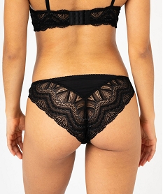 culotte en dentelle femme noir culottesF214401_3