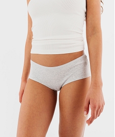 shorty en maille cotelee femme (lot de 2) rose shortiesF215801_3