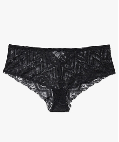 shorty en dentelle femme grande taille noir shortiesF216001_4