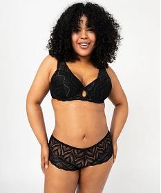 soutien-gorge grande taille emboitant a armatures et coques fines noir sous-vetementsF217701_3