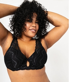 soutien-gorge grande taille emboitant a armatures et coques fines noir sous-vetementsF217701_4