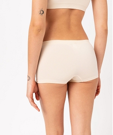 boxer en maille extensible femme rose shortiesF217801_2