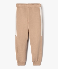 pantalon de sport en maille souple et extensible garcon beige pantalonsF218701_3