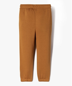 pantalon de jogging avec taille elastique garcon brun pantalonsF219201_3