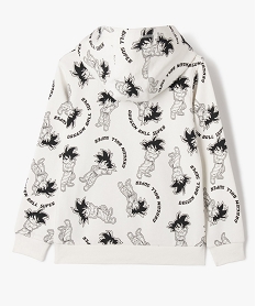 sweat a capuche imprime all over garcon - dragon ball super blanc sweatsF221101_3
