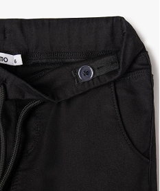 pantalon cargo resistant garcon noir standard pantalonsF223501_3