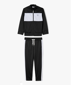 ensemble de jogging 2 pieces garcon noir ensemblesF226301_1