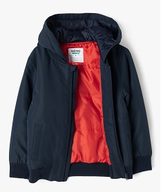 blouson bomber a capuche garcon navy blousons et vestesF228501_2