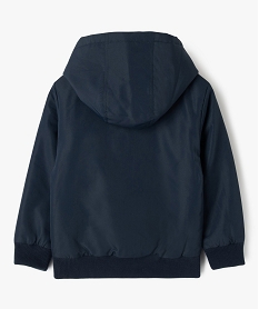 blouson bomber a capuche garcon navy blousons et vestesF228501_3
