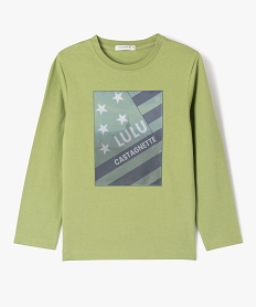 GEMO Tee-shirt manches longues avec motif animé garçon - LuluCastagnette vert standard