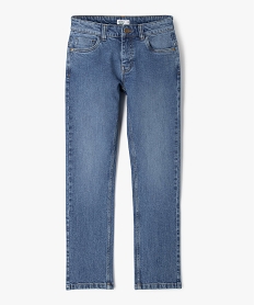 GEMO Jean regular à taille ajustable en coton stretch garçon bleu chine