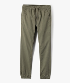 GEMO Pantalon jogger en toile de coton coupe slim  garçon kalamata