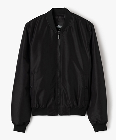 GEMO Blouson bomber en toile déperlante unie homme noir standard