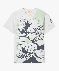 tee-shirt manches courte imprime garcon - naruto beige tee-shirtsF246801_4