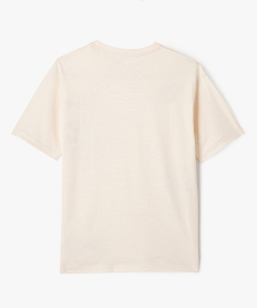 tee-shirt manches courtes imprime garcon beige tee-shirtsF247901_4