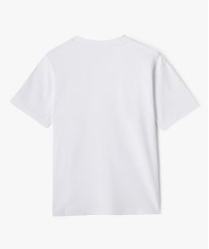 tee-shirt uni a poche garcon blanc standard tee-shirtsF248901_3