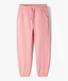 pantalon de jogging interieur molletonne fille rose pantalonsF251401_1